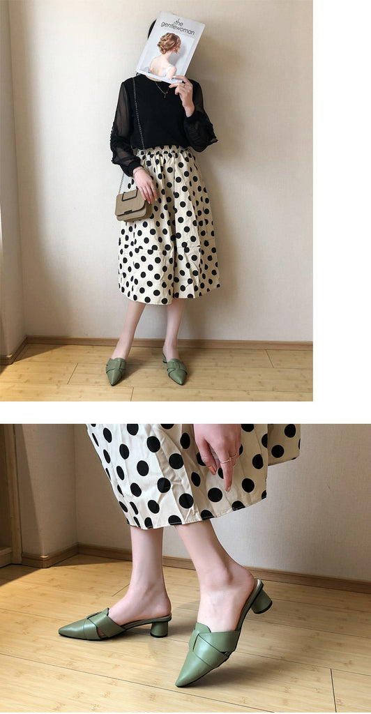 goosudu  Summer Pointed Toe Sandals Women Fashion High Quality Beige Square Heel Shoes Casual Sweet Party Yellow High Heels Plus Size 42