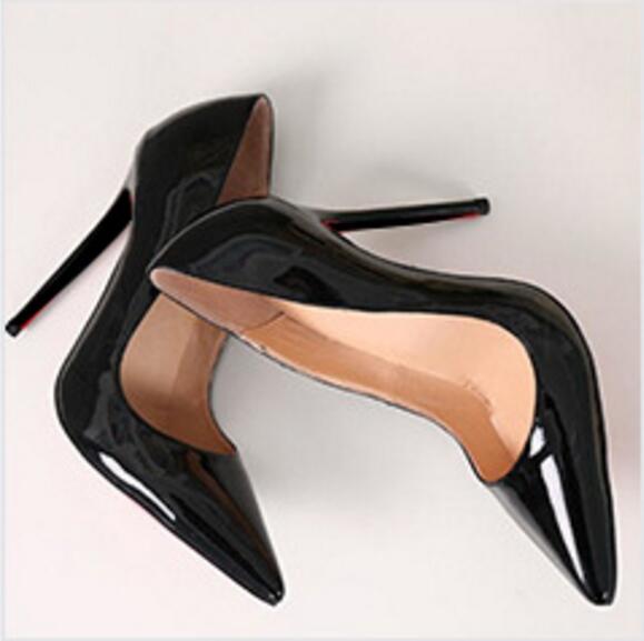 goosudu   Thin heels pointed toe spring and autumn Pumps new nude color pointed women's shoes are sexy and high heels