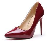 goosudu   Thin heels pointed toe spring and autumn Pumps new nude color pointed women's shoes are sexy and high heels