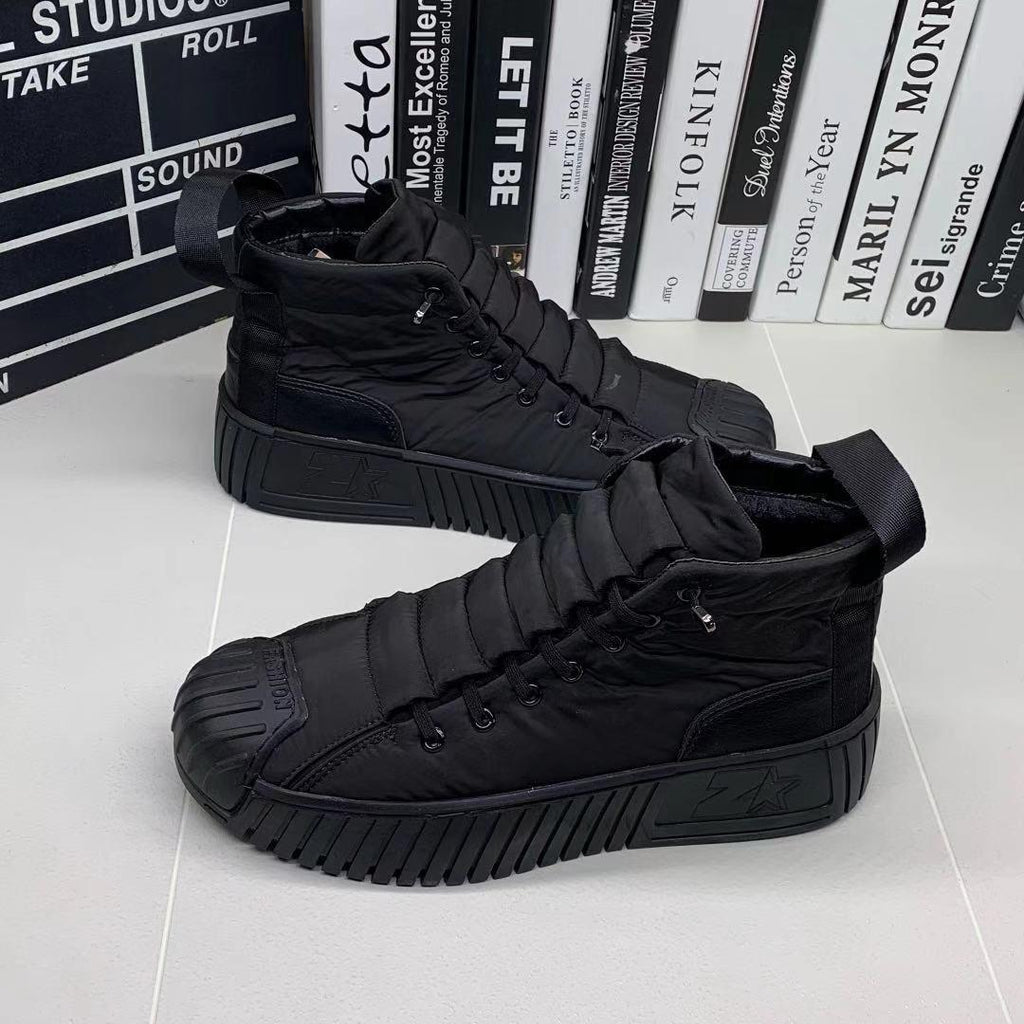 goosudu  Autumn Winter New Male Martin Boots Increase Boots Fashion Casual Shoes Sneakers High-quality Thick-soled Shoes Men's Shoes