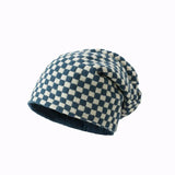 Women Men knitted Hat Hiphop Checkerboard Autumn Winter Korean Fashion Wool Cap Lovers Hat Warm Beanies Lattice Caps For Couple