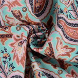 Summer Boho Long Dress Women Paisley Print V Neck Belted Bohemian Maxi Dresses Female Elegant High Slit Robe Party Beach Dress