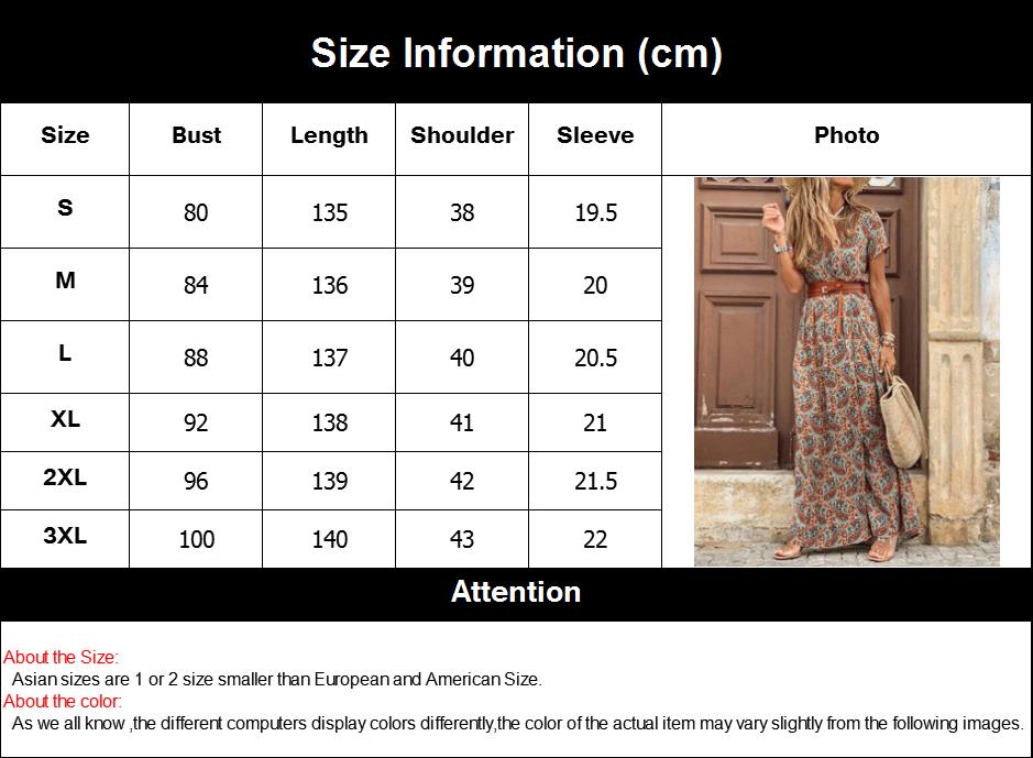Summer Boho Long Dress Women Paisley Print V Neck Belted Bohemian Maxi Dresses Female Elegant High Slit Robe Party Beach Dress