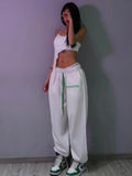 Jogging Sweatpants Women  Spring Korean Fashion White Joggers Sports Pants Harajuku Casual Loose Oversize Trousers