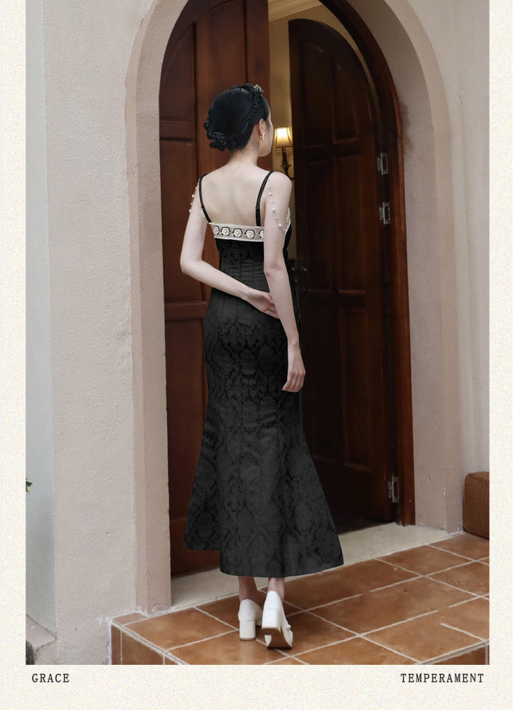 goosudu  Runway Woman Dress Backless Embroidery Vintage Sleeveless Sexy Beach Boho Lace Party Sundress Women Summer Maxi Vestido