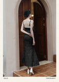 goosudu  Runway Woman Dress Backless Embroidery Vintage Sleeveless Sexy Beach Boho Lace Party Sundress Women Summer Maxi Vestido