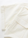 goosudu  Women's Crop Top Collared Short Sleeve Shirt Women Summer Knotted Linen Blouse Woman Streetwear Casual Blouses
