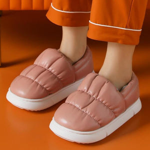 Winter Shoes Women Ankle Boots Waterproof Warm Plush Soft Down Couples Footwear Non-slip Outdoor Concise Female Snow Boot
