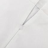 White High Waist Patchwork Long Skirt For Women Loose Casual Pocket Elegant Solid Fashion Summer Female Maxi Skirt