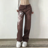 Harajuku Grunge Vintage Low Waisted Cargo Pants Y2K Aesthetics Indie Women Jeans Pockets Korean Streetwear Retro Trousers