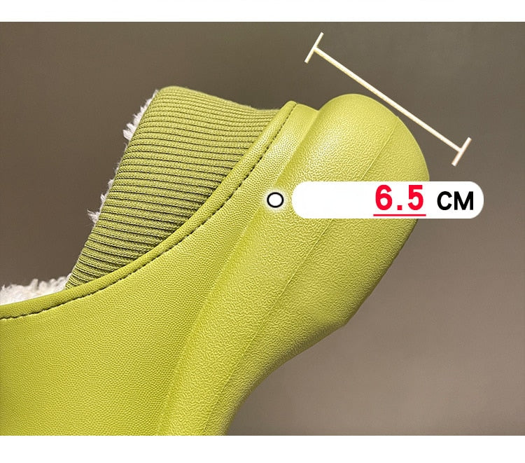 Women Ankle Boots Cotton Shoes Winter Thick Bottom Anti-slip Warm Plush Couples Footwear Comfortable Waterproof Snow Boot