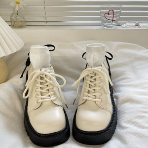 White Mary Jane Shoes Platform Elegant Vintage High Heels Lolita Shoes Lace Round Toe Comfortable Korean Fashion Casual
