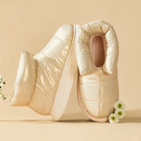 Plush Cotton Boots Women Female Winter Shoes Outdoor Non-slip Light Down Leisure Women's Snow Boot Platform Keep Warm Footwear