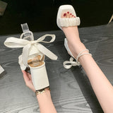 goosudu Platform Mary Janes Women Lolita Shoes High Heels Party Shoes  Summer Sandals New Brand Chunky Pearl Pumps Ladies Zapatos