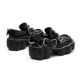 goosudu Womens Lolita Flowers Bowknot Gothic Punk Shoes Creepers Pumps Japanese Harajuku Platform Girls Round Toe New