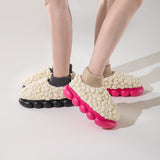 Women's Ankle Boots Winter Cotton Shoes for Female Durable Non-slip Soft Bottom Outside Large Size Chunky Woman Snow Boots