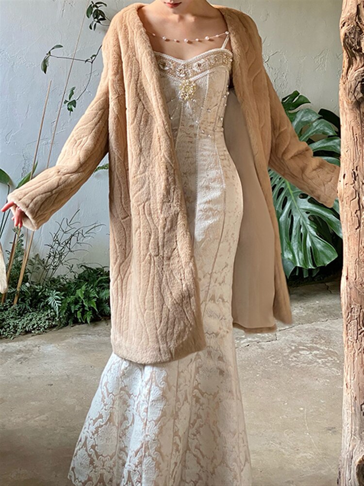 goosudu  Runway Woman Dress Backless Embroidery Vintage Sleeveless Sexy Beach Boho Lace Party Sundress Women Summer Maxi Vestido