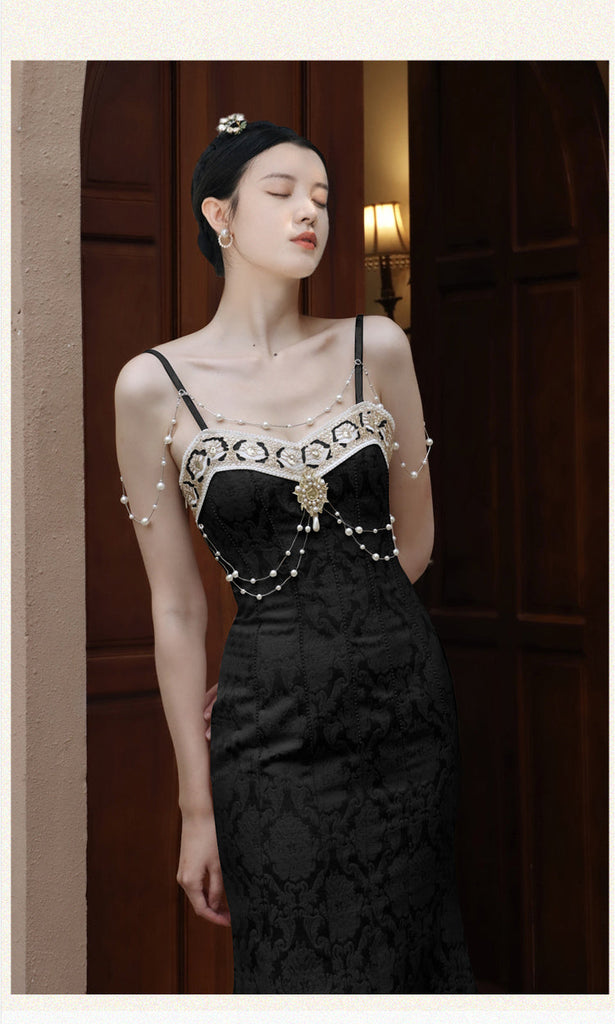 goosudu  Runway Woman Dress Backless Embroidery Vintage Sleeveless Sexy Beach Boho Lace Party Sundress Women Summer Maxi Vestido