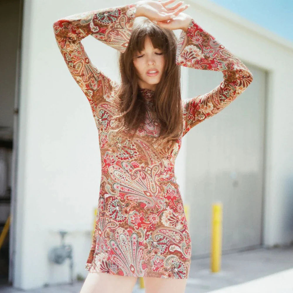 Sexy Mesh Mini Dress Women Backless Black Bodycon Dress Summer Elegant Long Sleeve Party Dress Female Slim Solid Chic Dresses