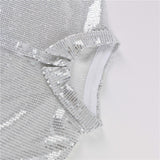 goosudu Turn-down Collar Sequin Woman Blouses White Long Sleeve Casual Elegant Blouses Women Spring Loose Fashion Plus Size Tops