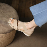 Summer Women Shoes Genuine Leather Flat with Women Sandals Shoes for Women