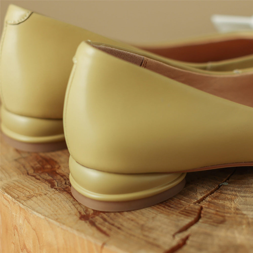 Women Sheepskin Loafers Shoes Genuine Leather Low Heel Spring Female Pumps Sheepskin Insole Pigskin Lining Handmade Big Size 42