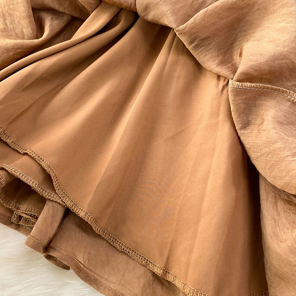 Fairy Dress  Holiday Irregular Long Sleeve Beach dress summer Ruffle sexy Off Shoulder female high waist chic women short dresses  Sundress