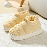 Winter Women's Shoes Trendy Chunky Female Boots Keep Warm Fur Comfortable Light Down Waterproof Pink Ladies Snow Boot