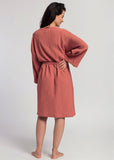 Cotton Bathrobe Female Loose Long Sleeve Sleepwear Spring Home Robes For Women Dresses Casual Woman Clothes Night Wears