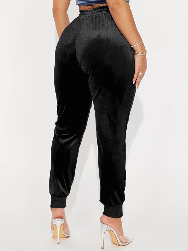 Goosudu Velvet Jogger Pants