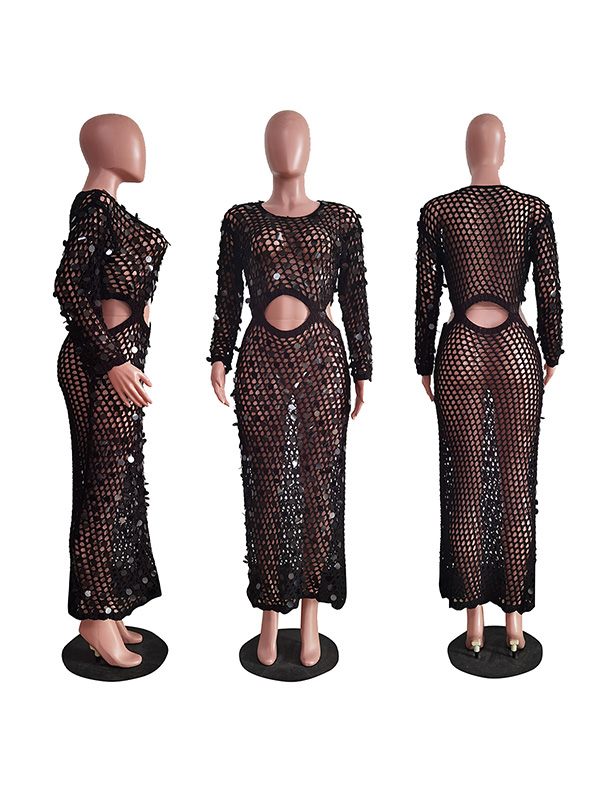 Goosudu Sequin Mesh Cover Up