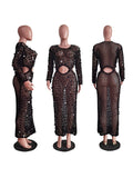 Goosudu Sequin Mesh Cover Up