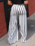 Goosudu Stripe Wide-Leg Pants
