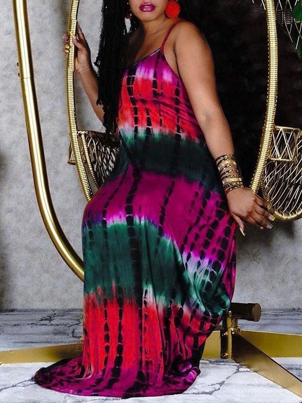 Goosudu Tie-dye Cami Maxi Dress