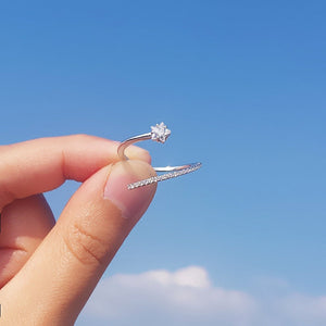 Goosudu "Bling Dream" Diamond Star Ring