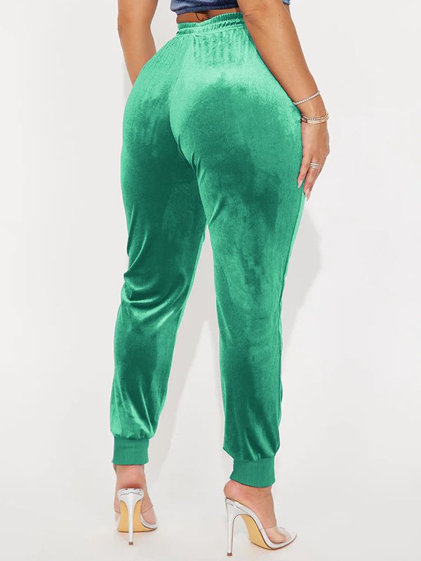Goosudu Velvet Jogger Pants
