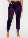 Goosudu Velvet Jogger Pants