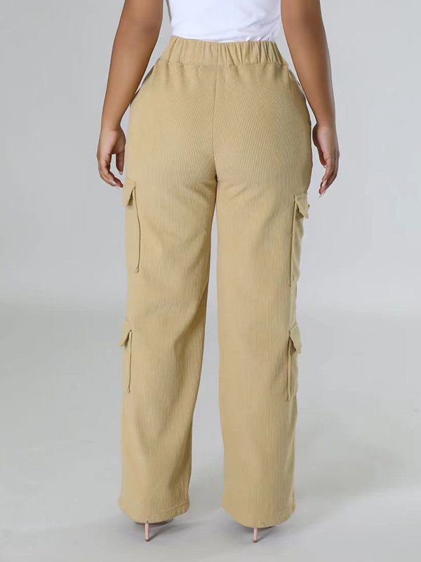 Goosudu Solid Cargo Pants
