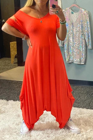 Goosudu Casual Loose Fashion Wide-leg Jumpsuit