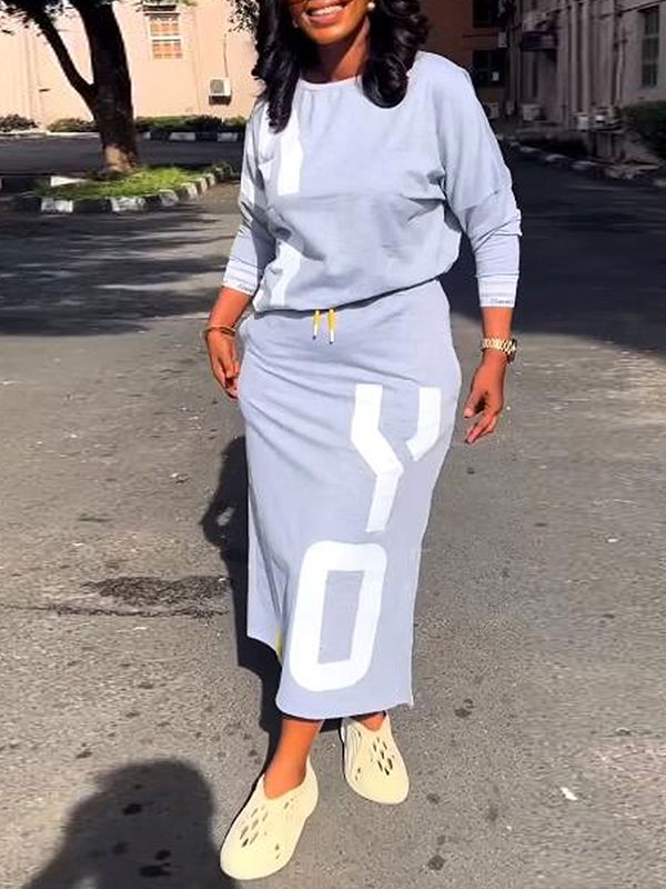 Goosudu Printed Top & Skirt Set