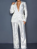 Goosudu Sequin Blazer & Pants Set