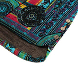 Goosudu Women's West Ethnic Floral Coat Fleece Warm Hoode Jacket Coat