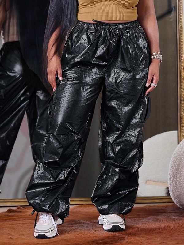 Goosudu Metallic Cargo Pants
