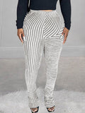 Goosudu Stripe Stacked Pants