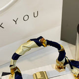 Goosudu Casual Print Patchwork Chains Bags