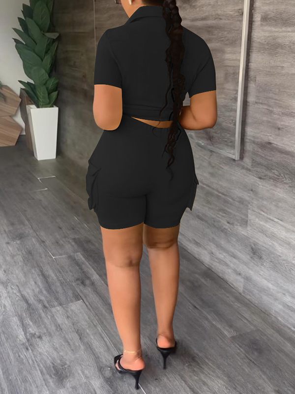 Goosudu Cargo Shirt & Shorts Set