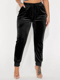 Goosudu Velvet Jogger Pants