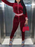 Goosudu Velvet Hoodie & Pants Set