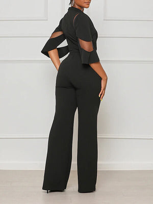 Goosudu Solid Sheer Combo Jumpsuit