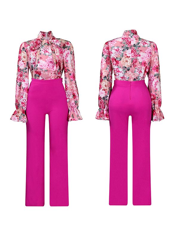 Goosudu Floral Blouse & Pants Set